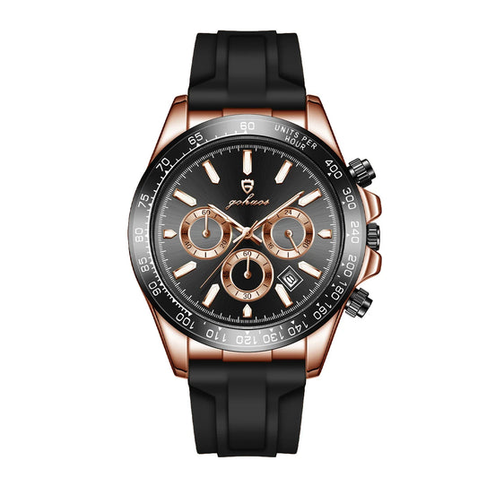 Montre Gohuos Orvane – montre homme quartz étanche, boitier acier inoxydable, Atelier Gohuos – vue 2