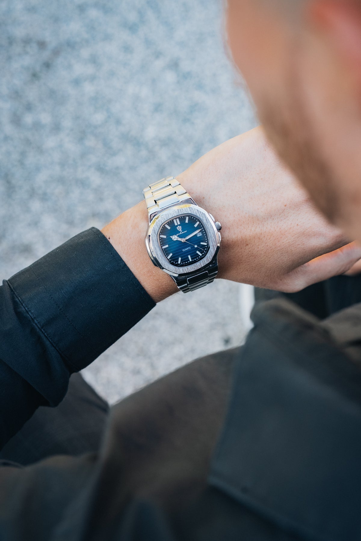 Atelier Gohuos Amandor – montre homme quartz étanche, boitier acier inoxydable, Atelier Gohuos – vue 3