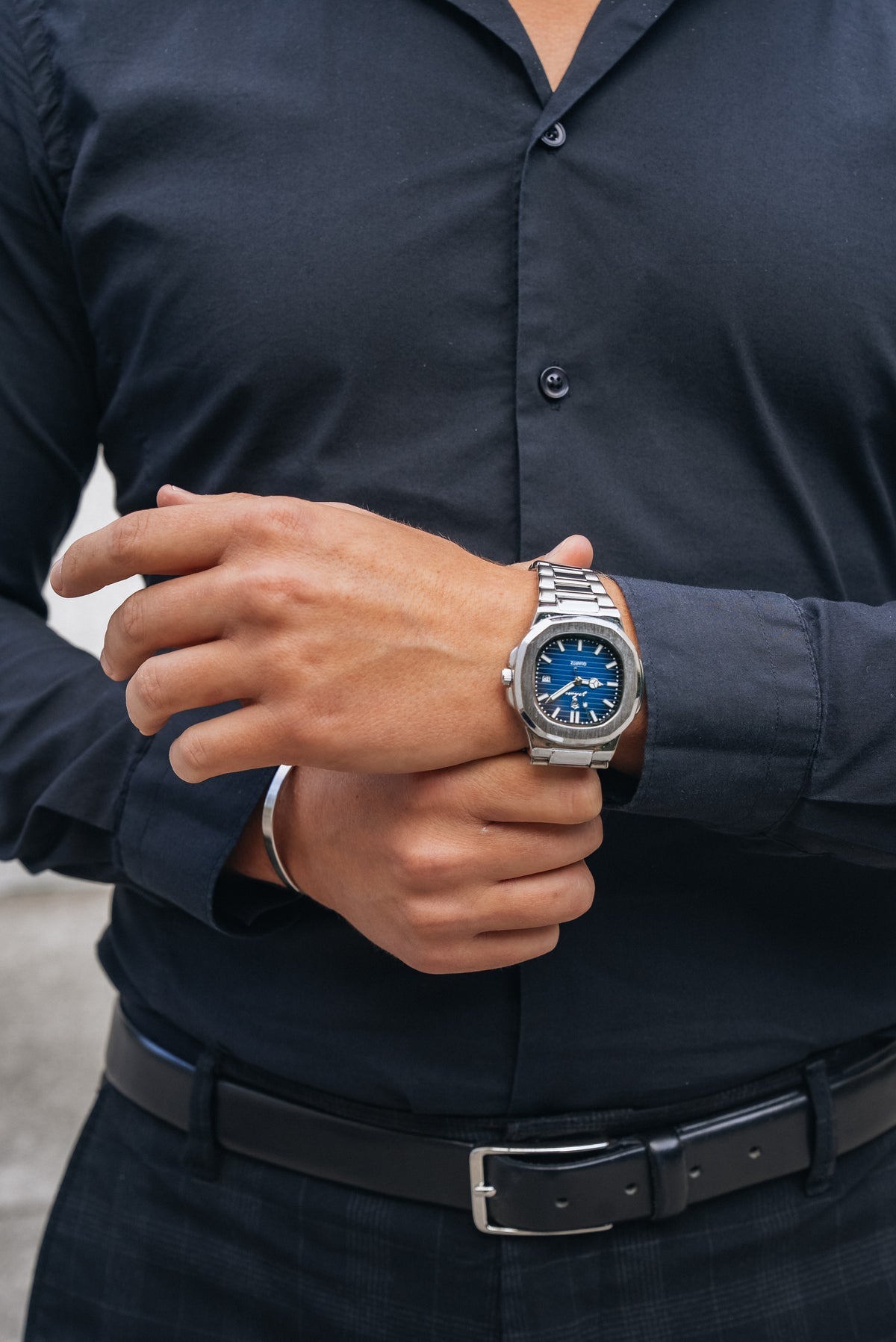 Atelier Gohuos Amandor – montre homme quartz étanche, boitier acier inoxydable, Atelier Gohuos – vue 2