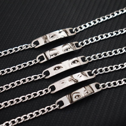 Bracelet gravé avec vos yeux — Personnalisé | Atelier Gohuos